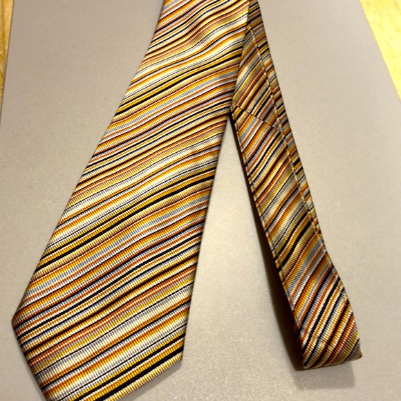 COUNTESS MARA TIE- Multi Copper/ Stripes - Picture 4 of 7